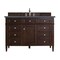 James Martin Vanities Brittany 48in Single Vanity, Burnished Mahogany w/ 3 CM Charcoal Soapstone Quartz Top 650-V48-BNM-3CSP - alternate 1